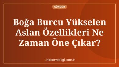Boğa Burcu Yükselen Aslan Özellikleri Ne Zaman Öne Çıkar?