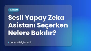 Sesli Yapay Zeka Asistanı Seçerken Nelere Bakılır?